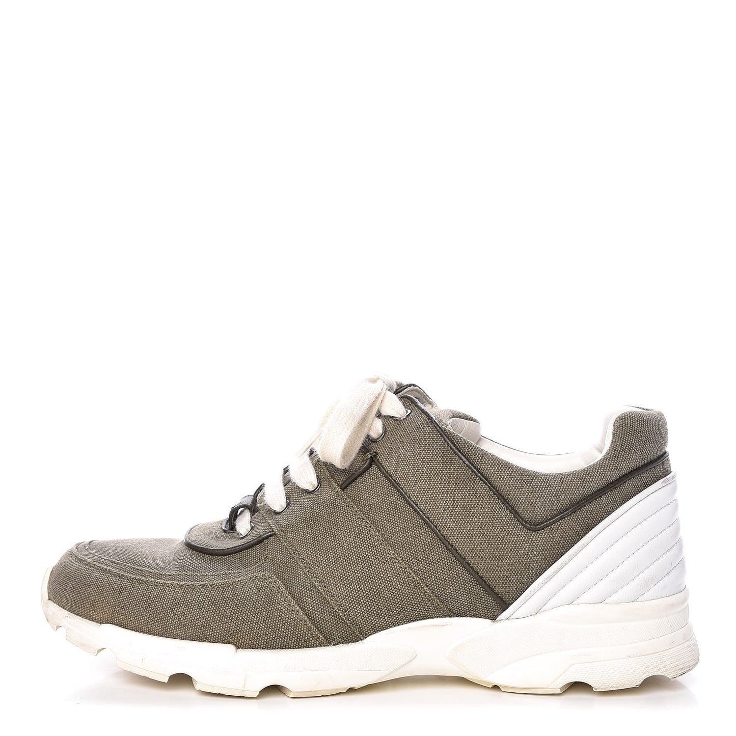 Canvas Mens Sneakers 44 Khaki