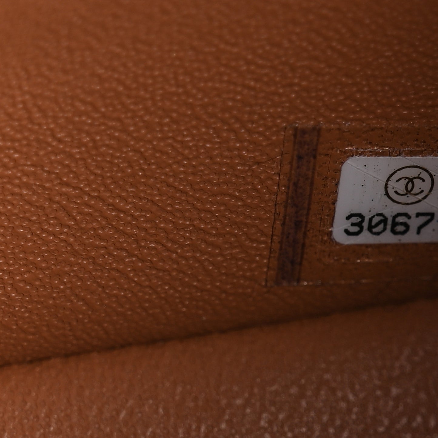 Lambskin Quilted Mini Rectangular Flap Brown