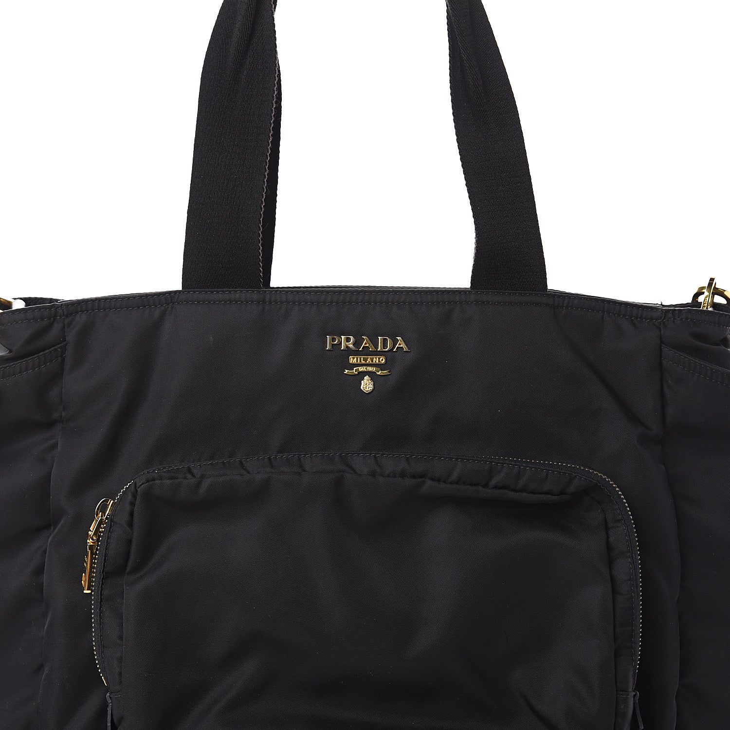 Prada Tessuto Nylon Vela Diaper Bag Black 6 of 8