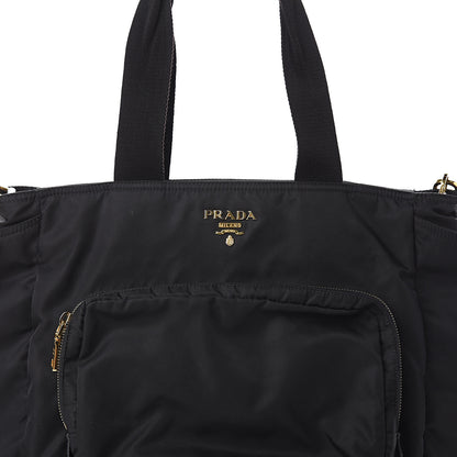 Prada Tessuto Nylon Vela Diaper Bag Black 6 of 8