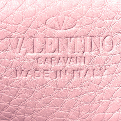 Valentino Garavani Pebbled Calfskin Mini Rockstud Flip-Lock Messenger Bag Water Rose 6 of 9