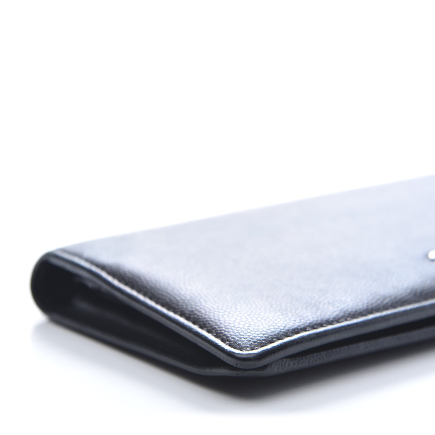 Chanel Caviar Sevruga Yen Wallet Black 8 of 11