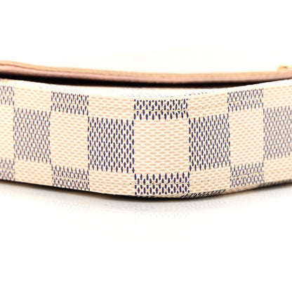 Louis Vuitton Damier Azur Pochette Felicie Chain Wallet Rose Ballerine 11 of 15