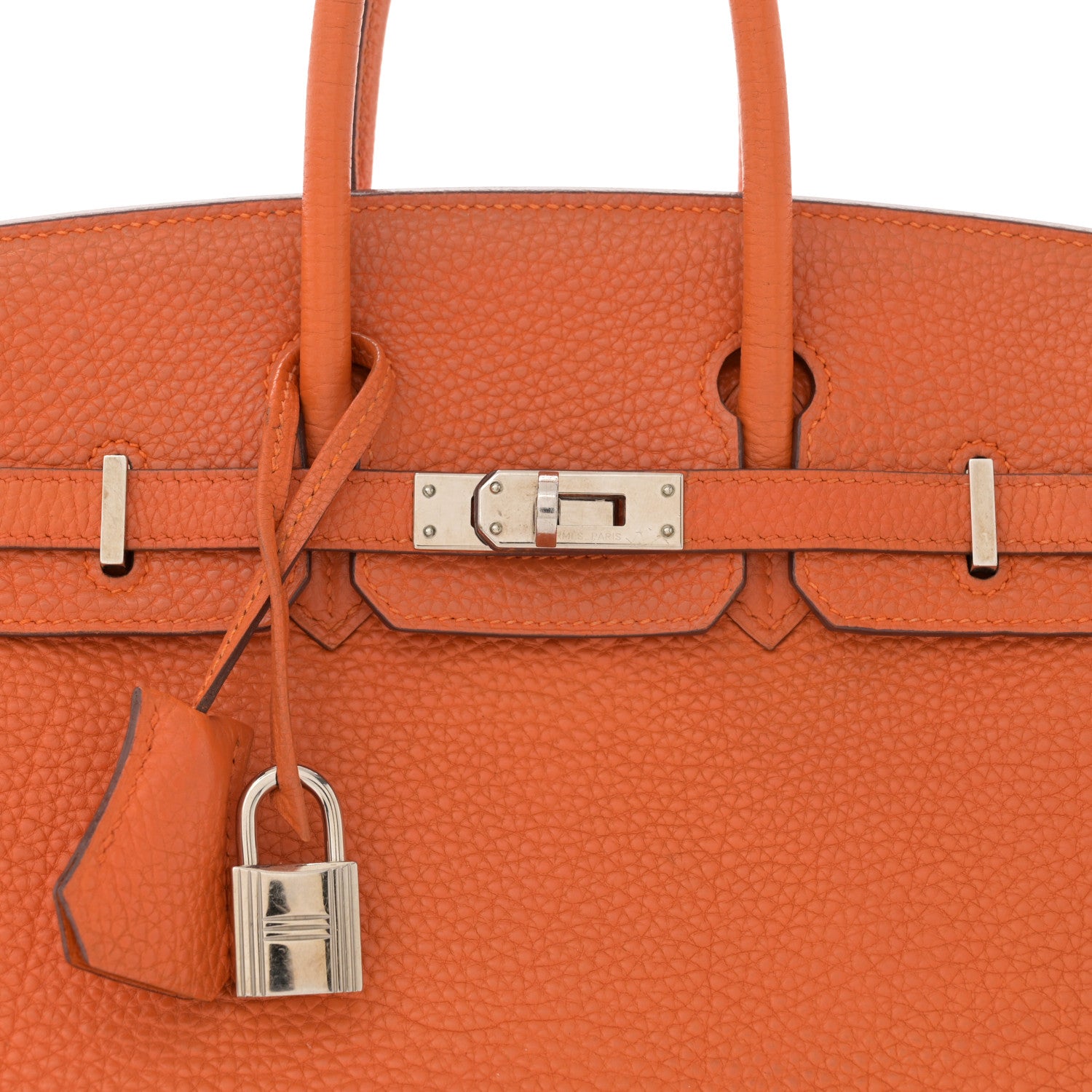 Hermes Togo Birkin 25 Orange 8 of 15