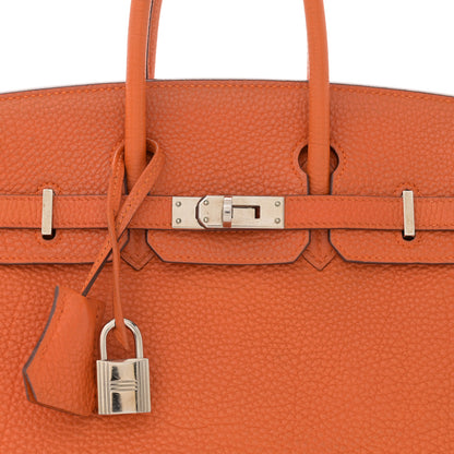 Hermes Togo Birkin 25 Orange 8 of 15