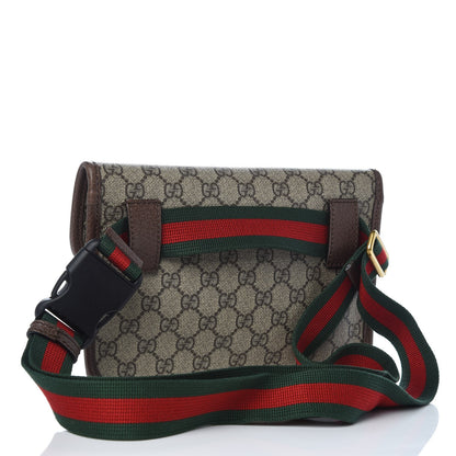 Gucci GG Supreme Monogram Neo Vintage Web Belt Bag Brown 3 of 11