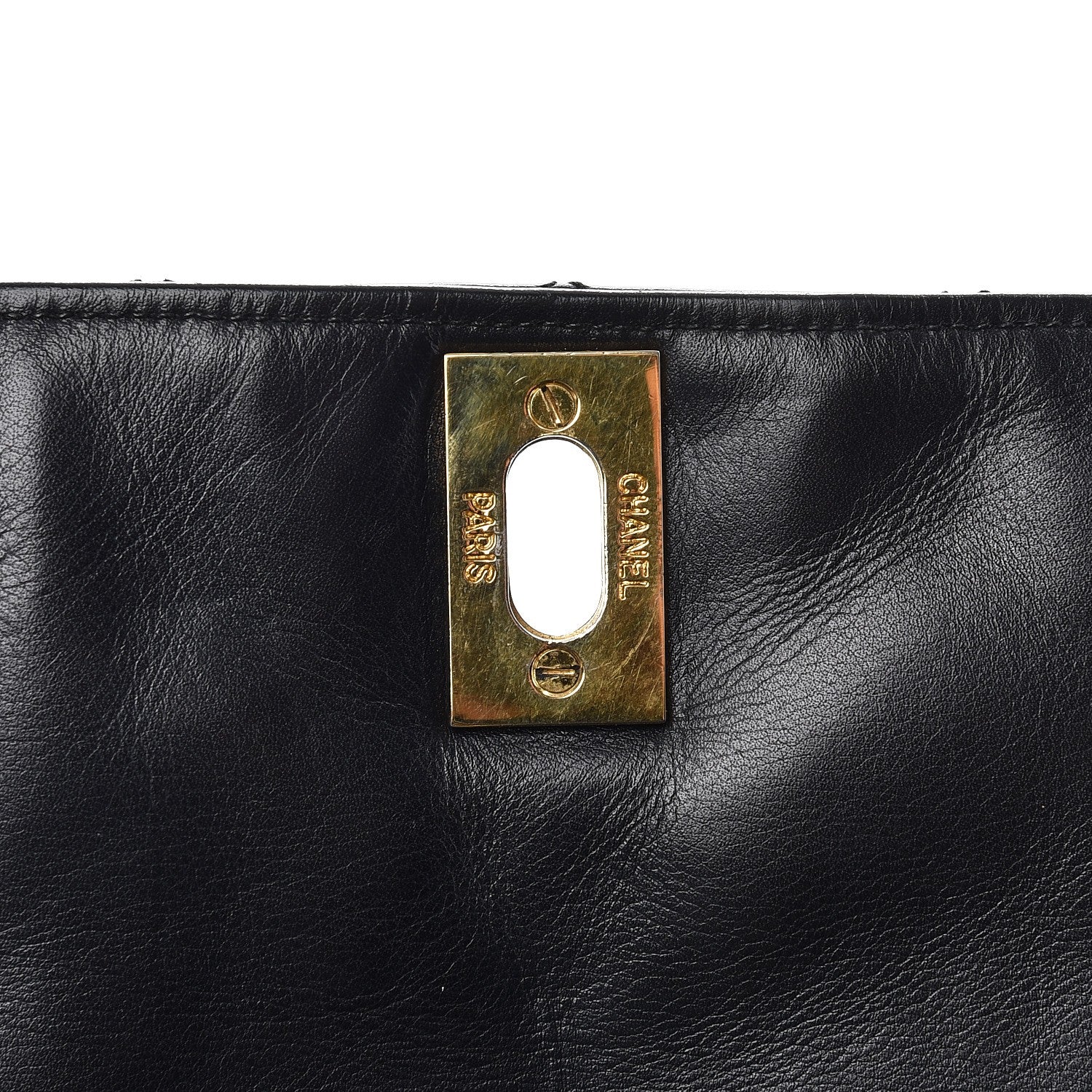 Chanel Lambskin Quilted Briefcase Laptop Bag Black 13 of 15