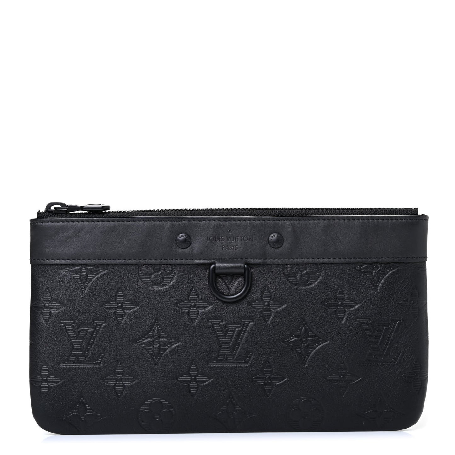 Calfskin Monogram Shadow Discovery Pochette PM Black