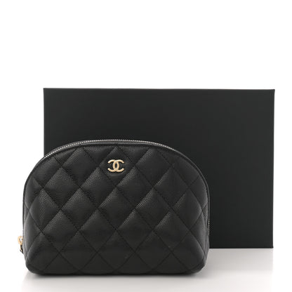 Chanel Caviar Quilted Cosmetic Case Black 8 of 8