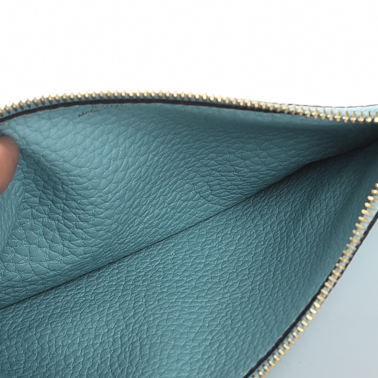 Hermes Togo Dogon Duo Wallet Bleu Atoll 8 of 10