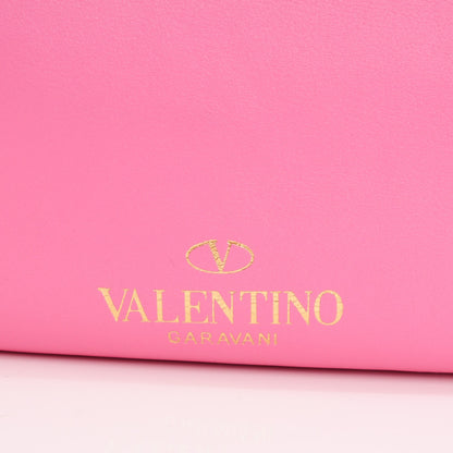 Valentino Garavani Vitello Small Monkey Scarab Tote Pink 6 of 7