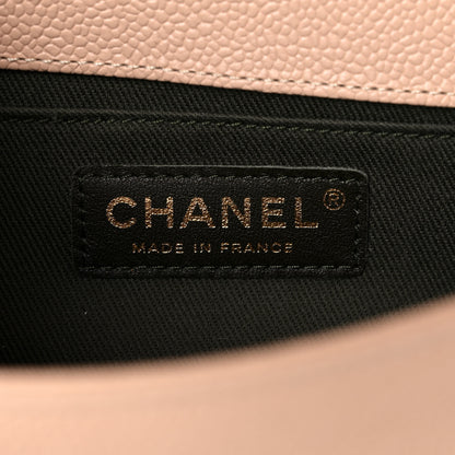 Chanel Caviar Quilted Small Boy Flap Beige Beige 6 of 9