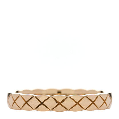 Chanel 18K Yellow Gold Mini Coco Crush Ring 55 7.25 2 of 11