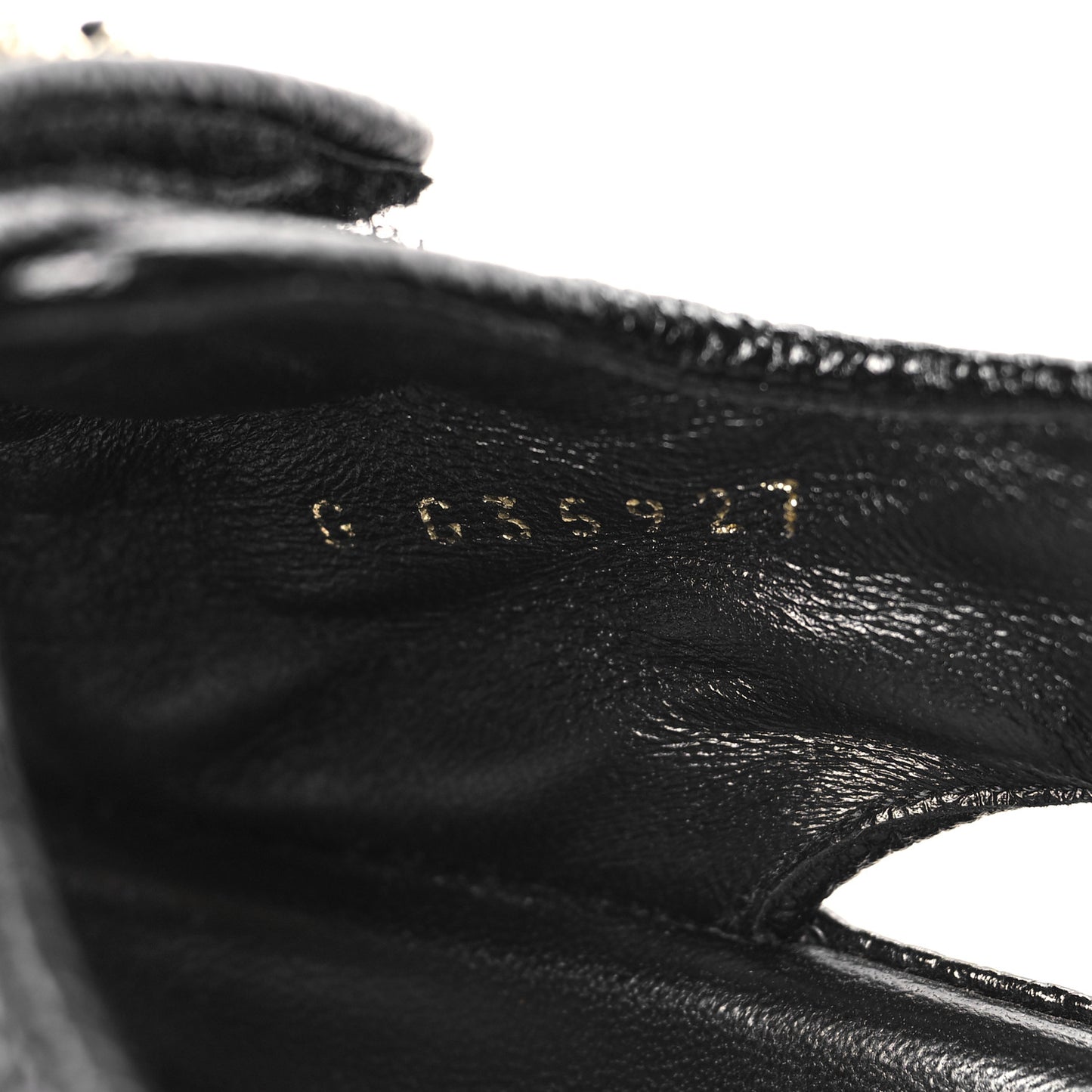 Grained Calfskin Velcro Dad Sandals 37 Black