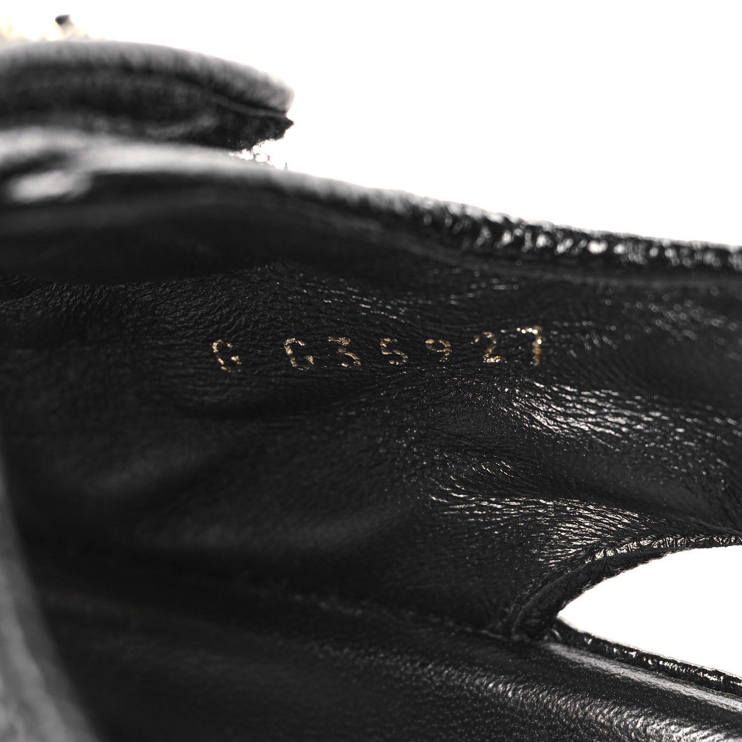 Chanel Grained Calfskin Velcro Dad Sandals 37 Black 7 of 10
