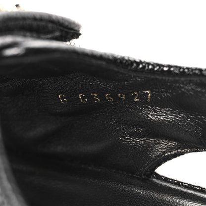 Chanel Grained Calfskin Velcro Dad Sandals 37 Black 7 of 10