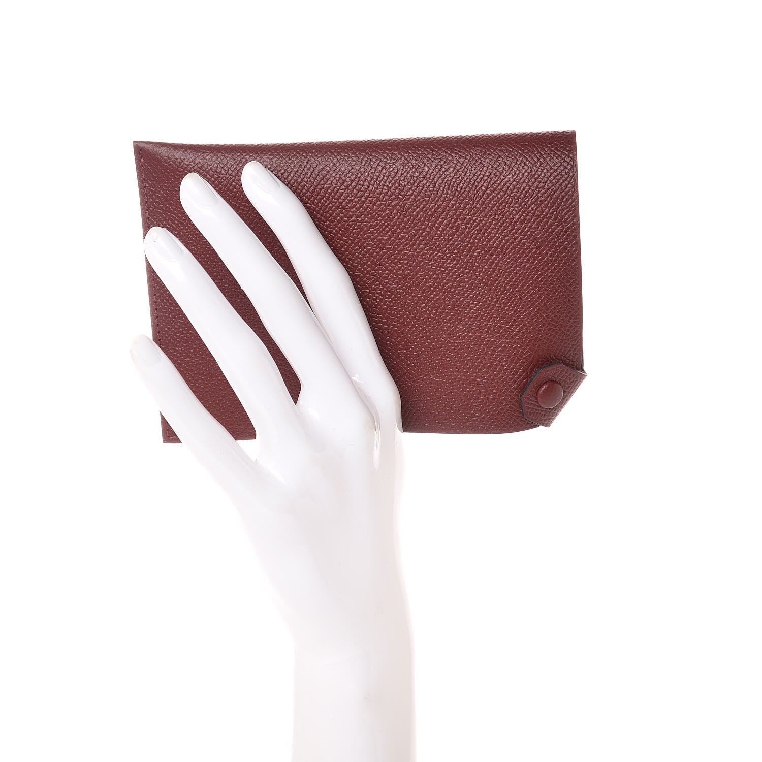 Hermes Epsom Tarmac PM Passport Holder Rouge H 2 of 8
