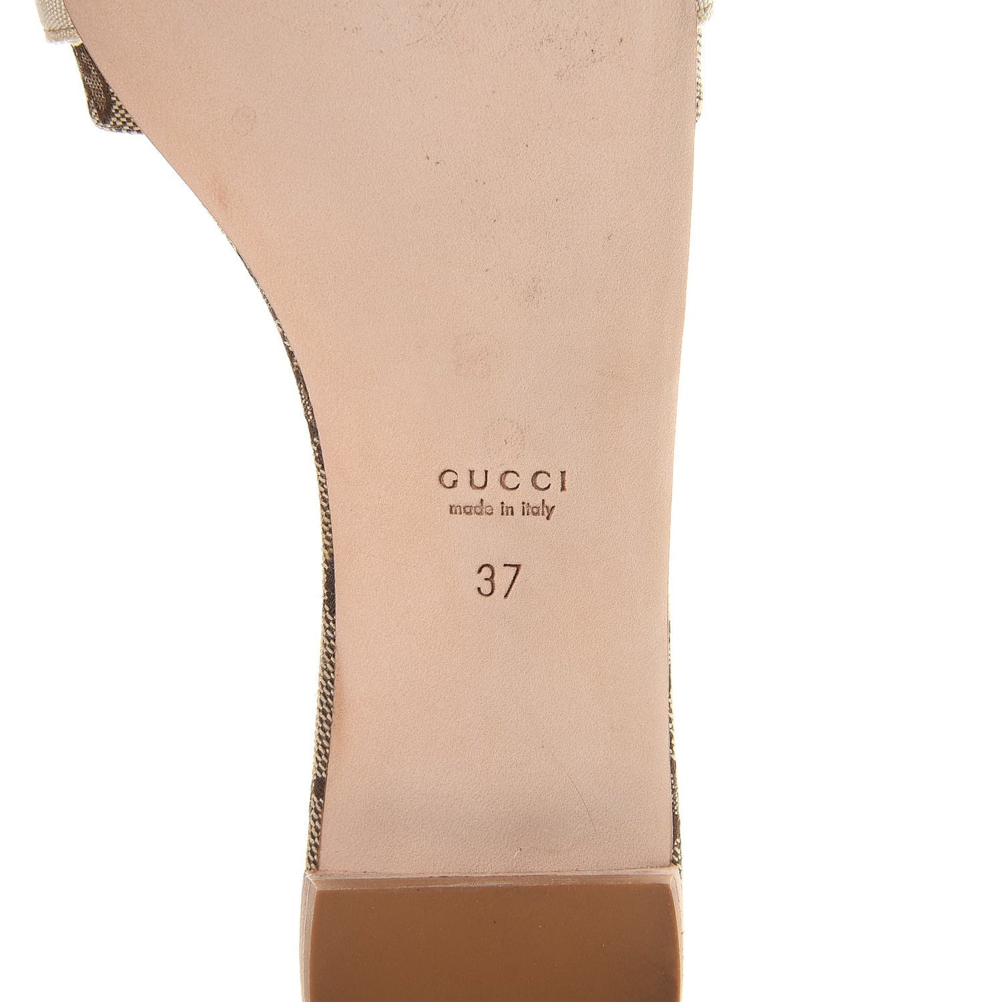 Monogram Web GG Slide Sandals 37 Off White