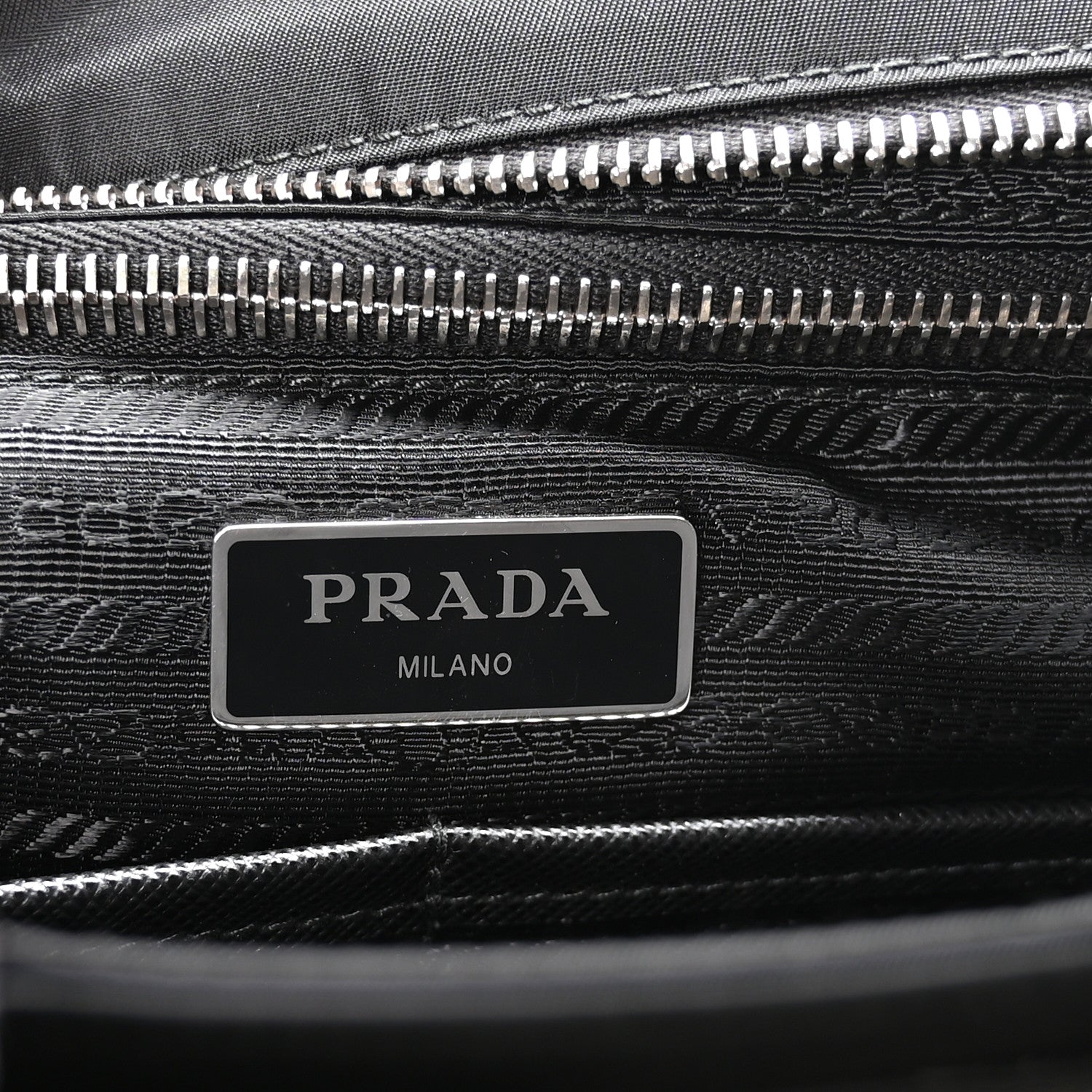 Prada Tessuto Nylon Vela Diaper Bag Black 7 of 12