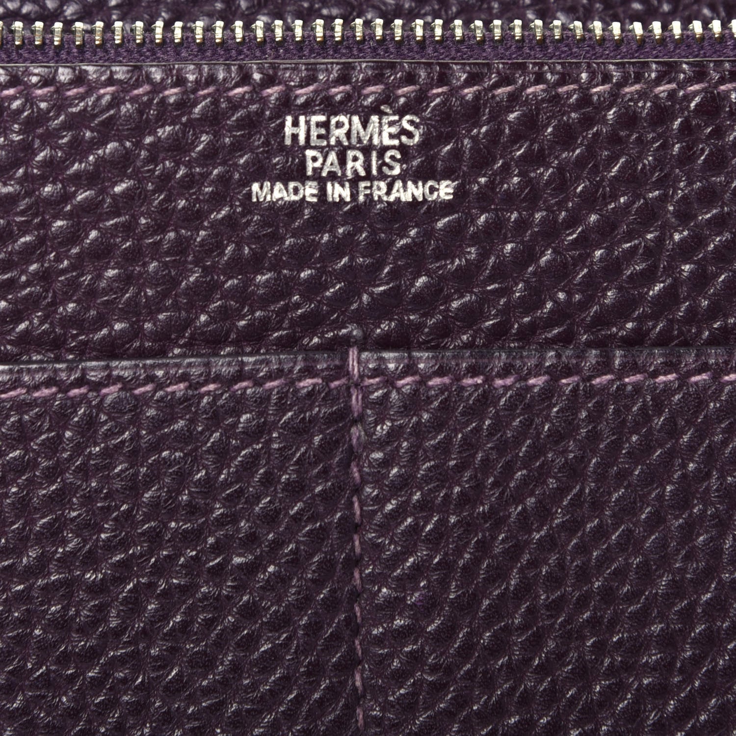 Hermes Togo Dogon Duo Wallet Iris 7 of 8