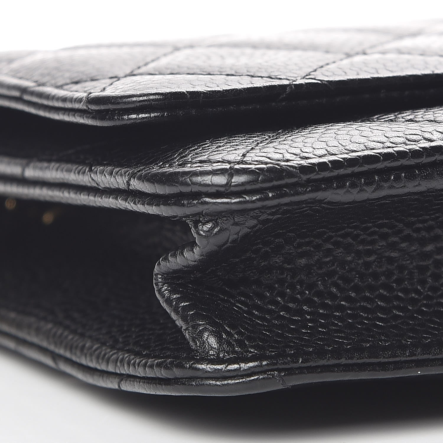 Chanel Caviar Quilted Wallet On Chain WOC Black 6 of 11