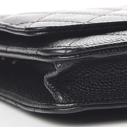 Chanel Caviar Quilted Wallet On Chain WOC Black 6 of 11