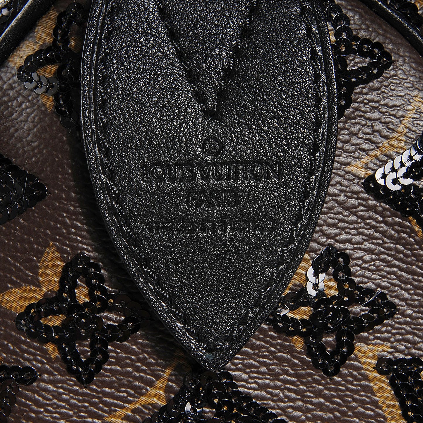 Monogram Sequins Eclipse Speedy 28 Black