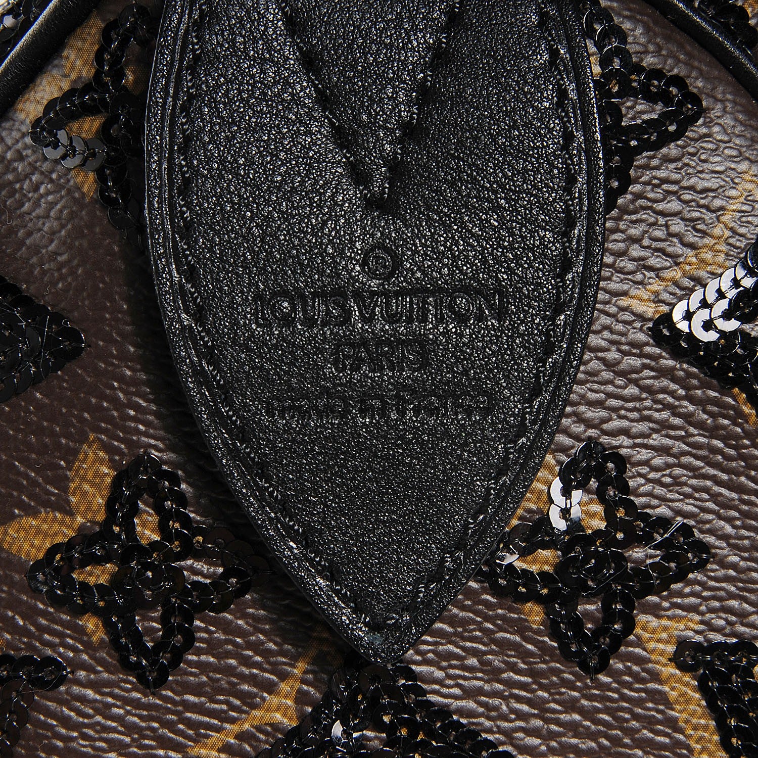 Louis Vuitton Monogram Sequins Eclipse Speedy 28 Black 8 of 8