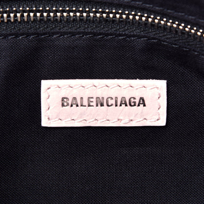 Balenciaga Agneau Classic Silver Hardware S City Logo Strap Light Rose White 7 of 10