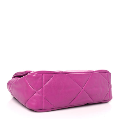 Chanel Lambskin Quilted Medium Chanel 19 Flap Purple 4 of 11