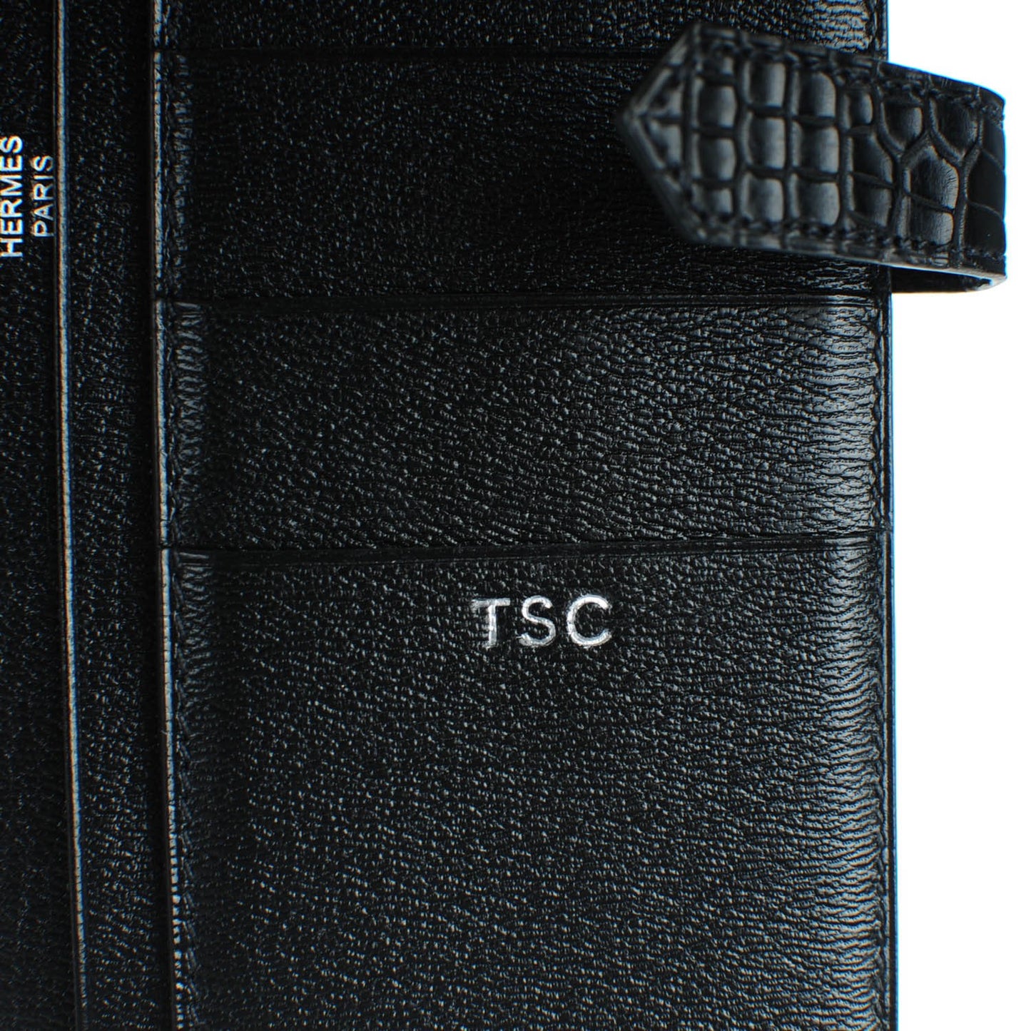 Matte Alligator Bearn Wallet Black