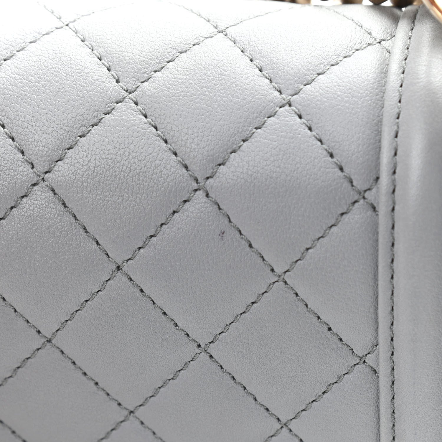 Chanel Calfskin Quilted Small Boy Flap Grey 11 of 12