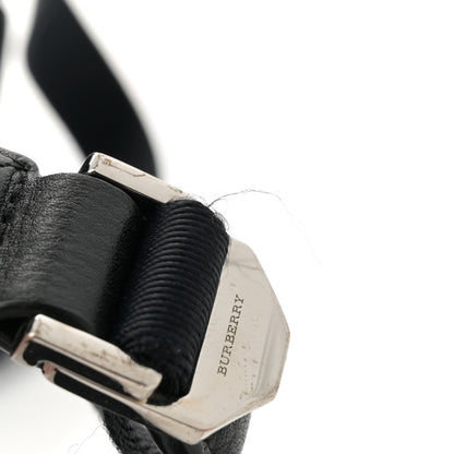 Burberry Nylon Check Print Abbeydale Simple Backpack Navy 13 of 14