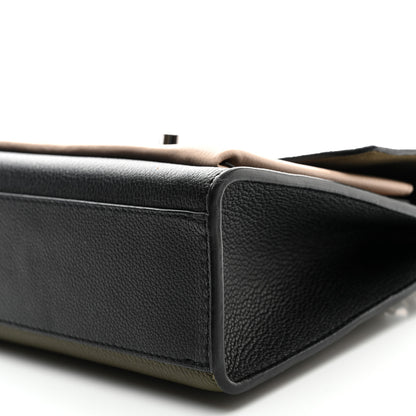 Louis Vuitton Soft Calfskin My Lockme Top Handle Laurier Green Toffee Latte Beige Black 8 of 9