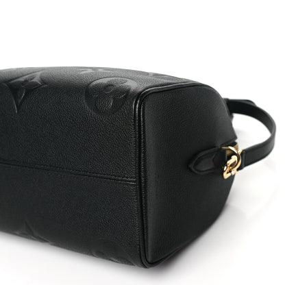 Louis Vuitton Empreinte Monogram Giant Speedy Bandouliere 25 Black 9 of 9