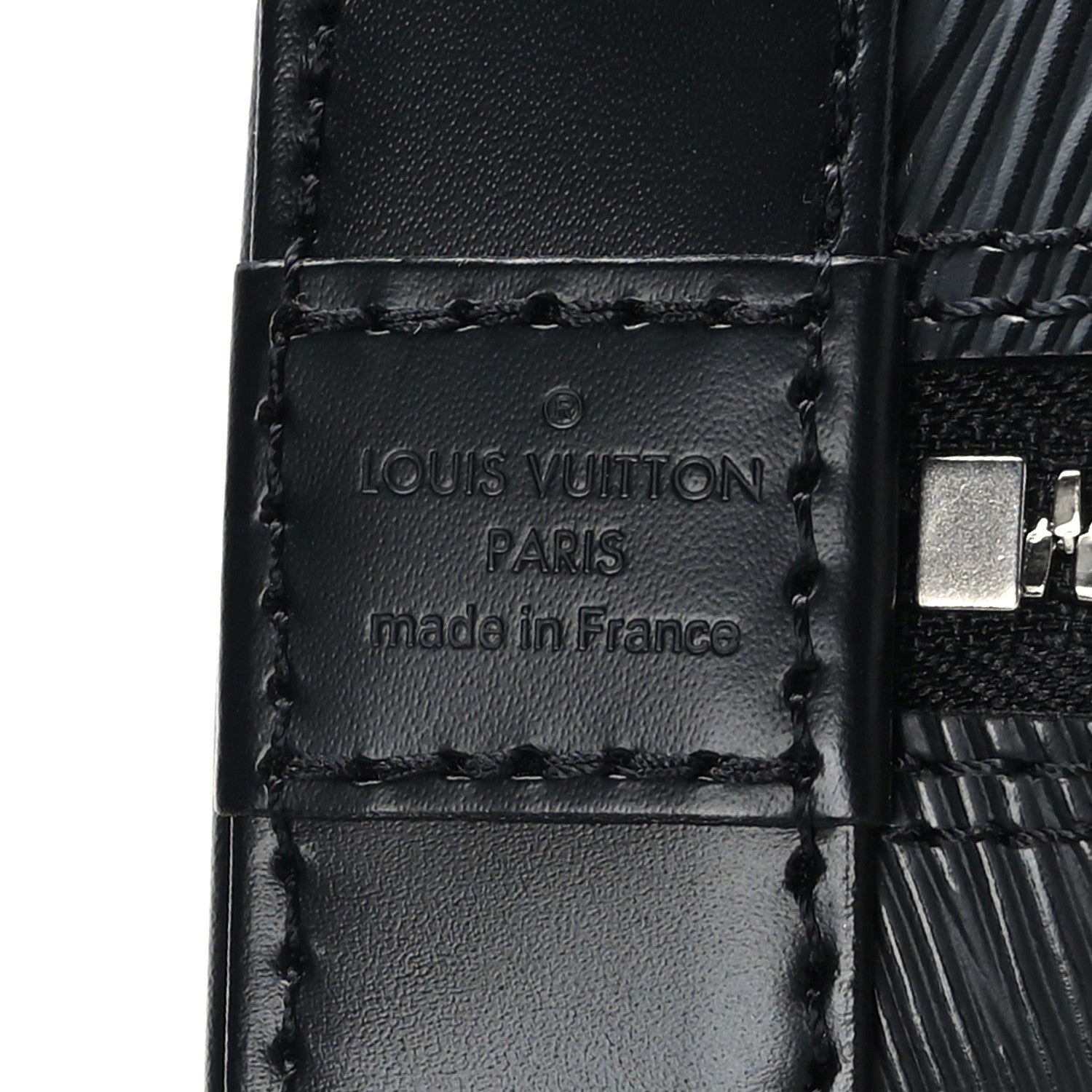 Louis Vuitton Epi Alma BB Black 6 of 8