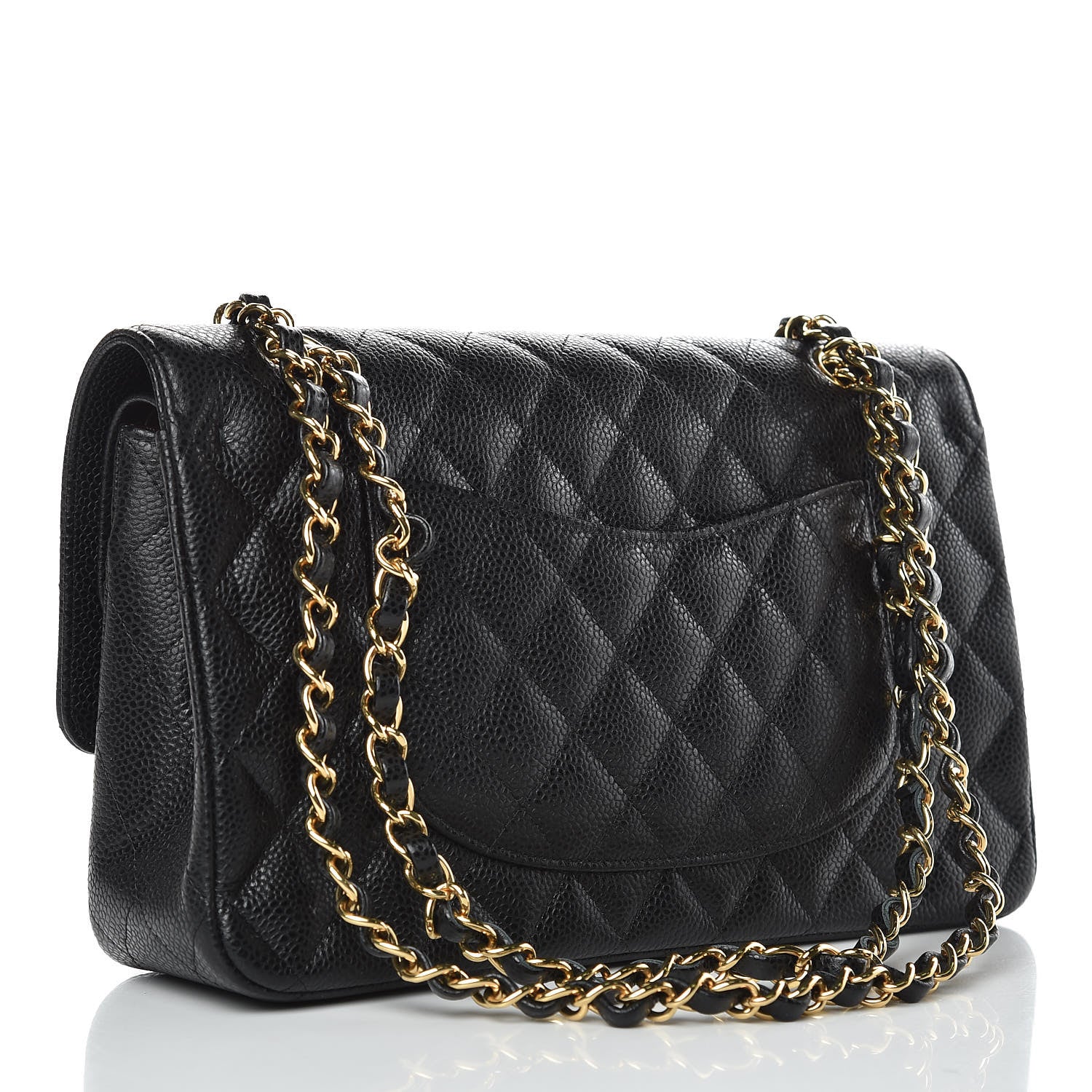 Chanel Caviar Quilted Medium Double Flap Black 3 of 10