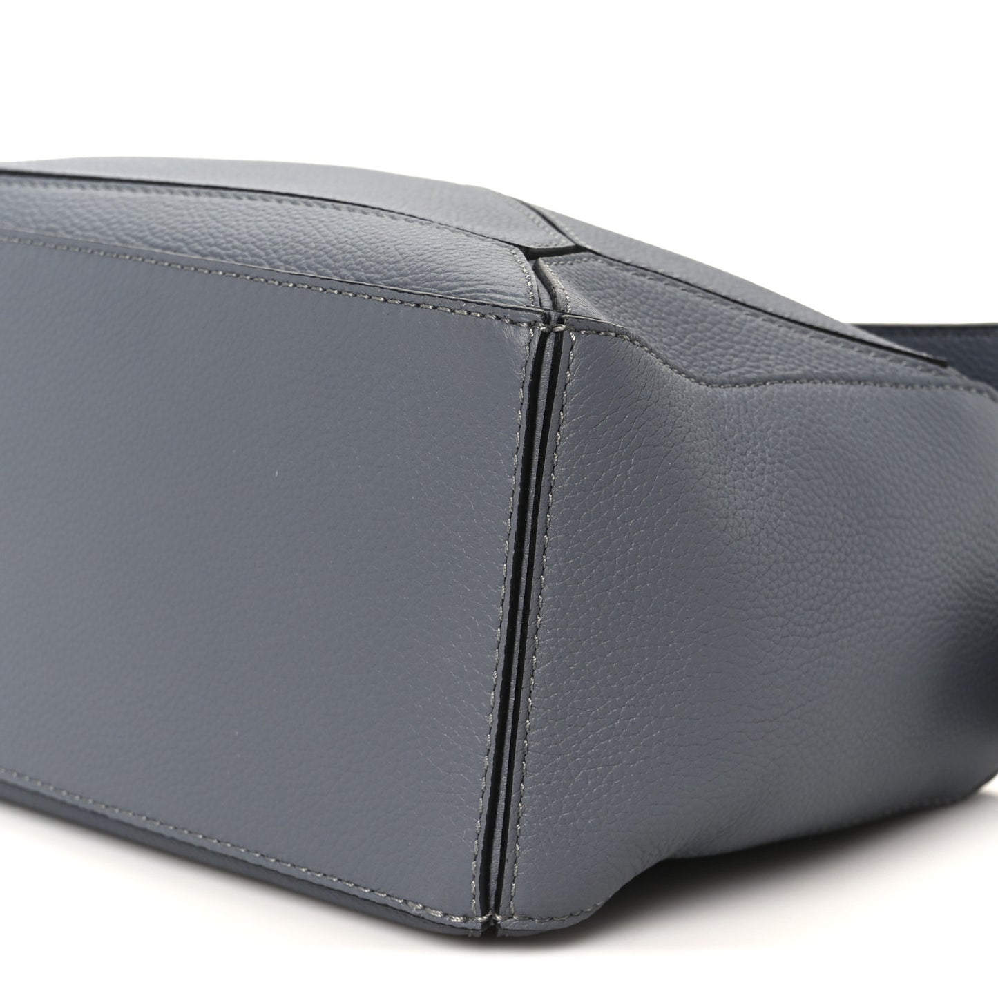 Soft Grained Calfskin Small Puzzle Bag Pearl Grey