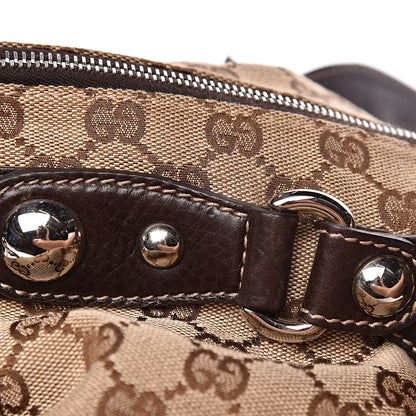 Gucci Monogram Large Icon Bit Top Handle Bag Brown 12 of 13