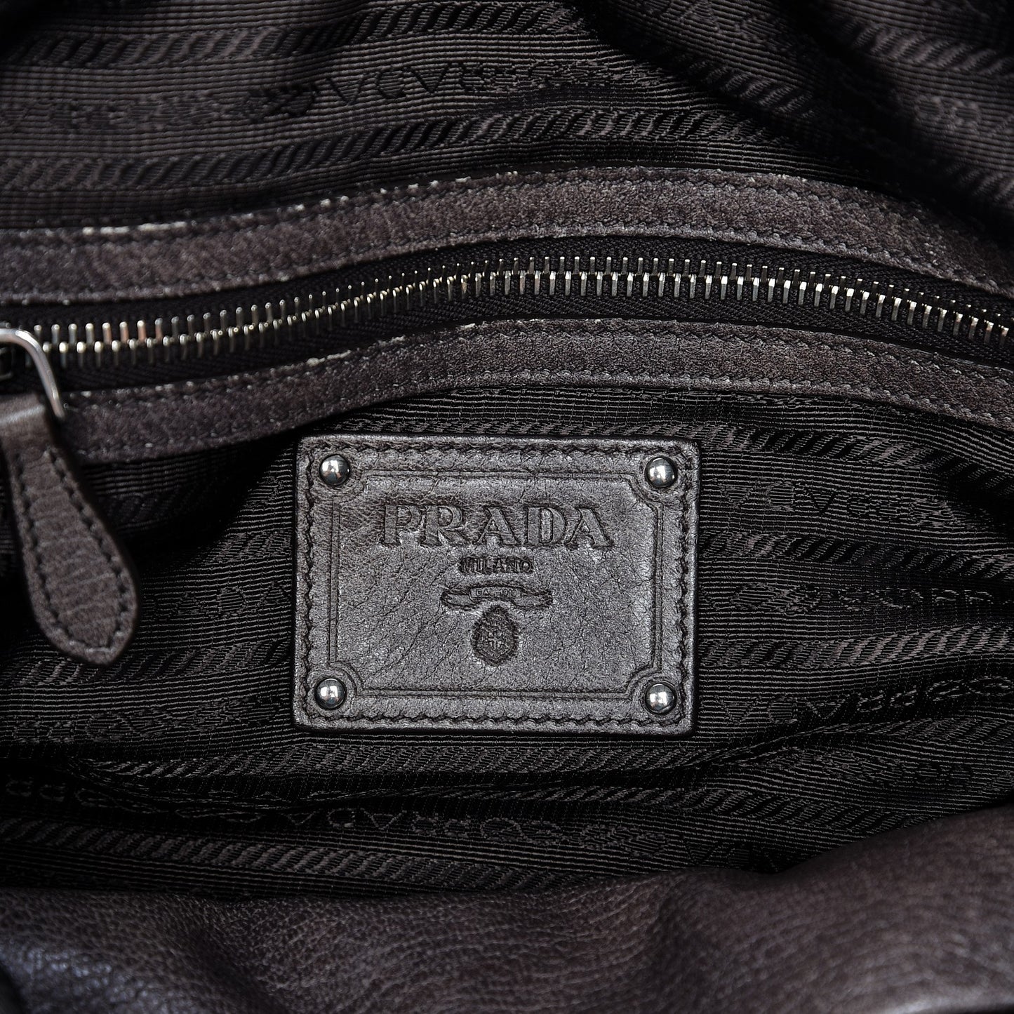 Cervo Deerskin Tote Fumo