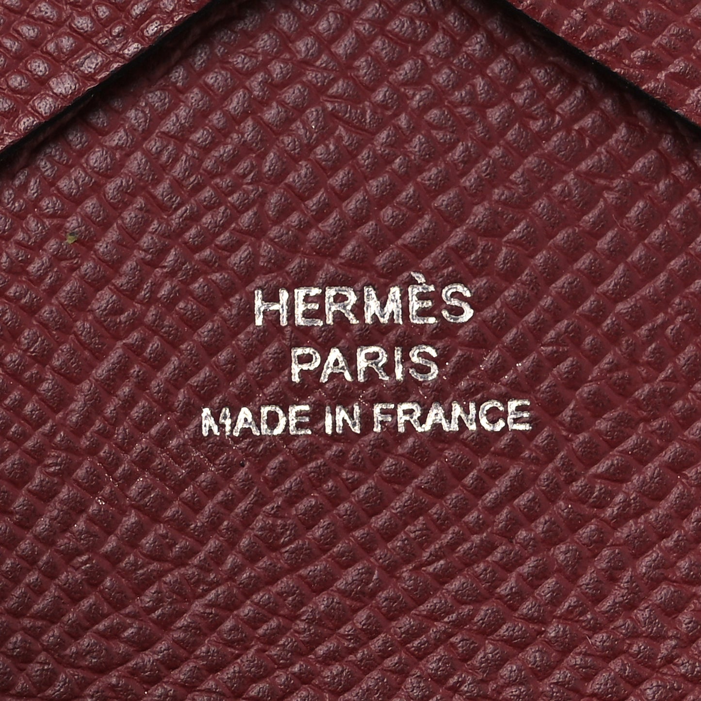 Epsom Calvi Duo Card Case Rouge H