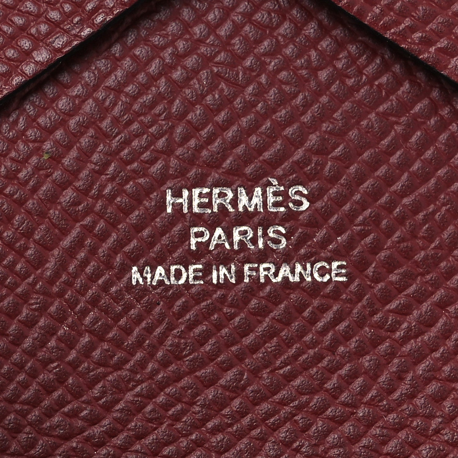 Hermes Epsom Calvi Duo Card Case Rouge H 7 of 9
