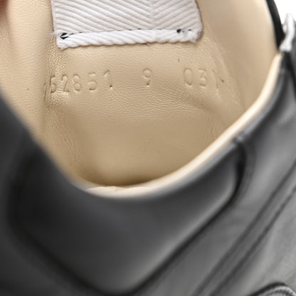 Gucci Calfskin Iridescent Logo Mens Rhyton Sneakers 9 Black 8 of 13