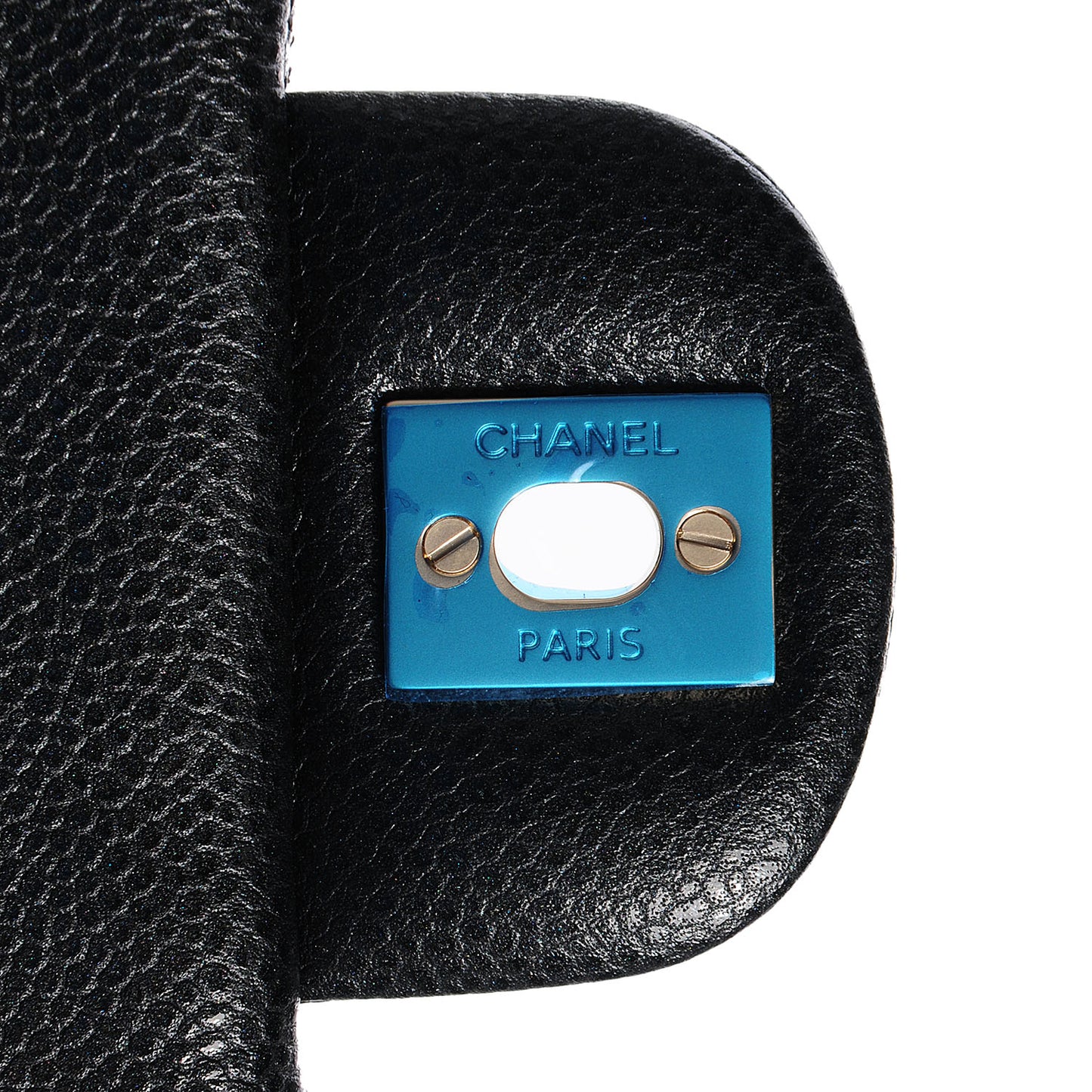 Caviar Mini Square Flap Black