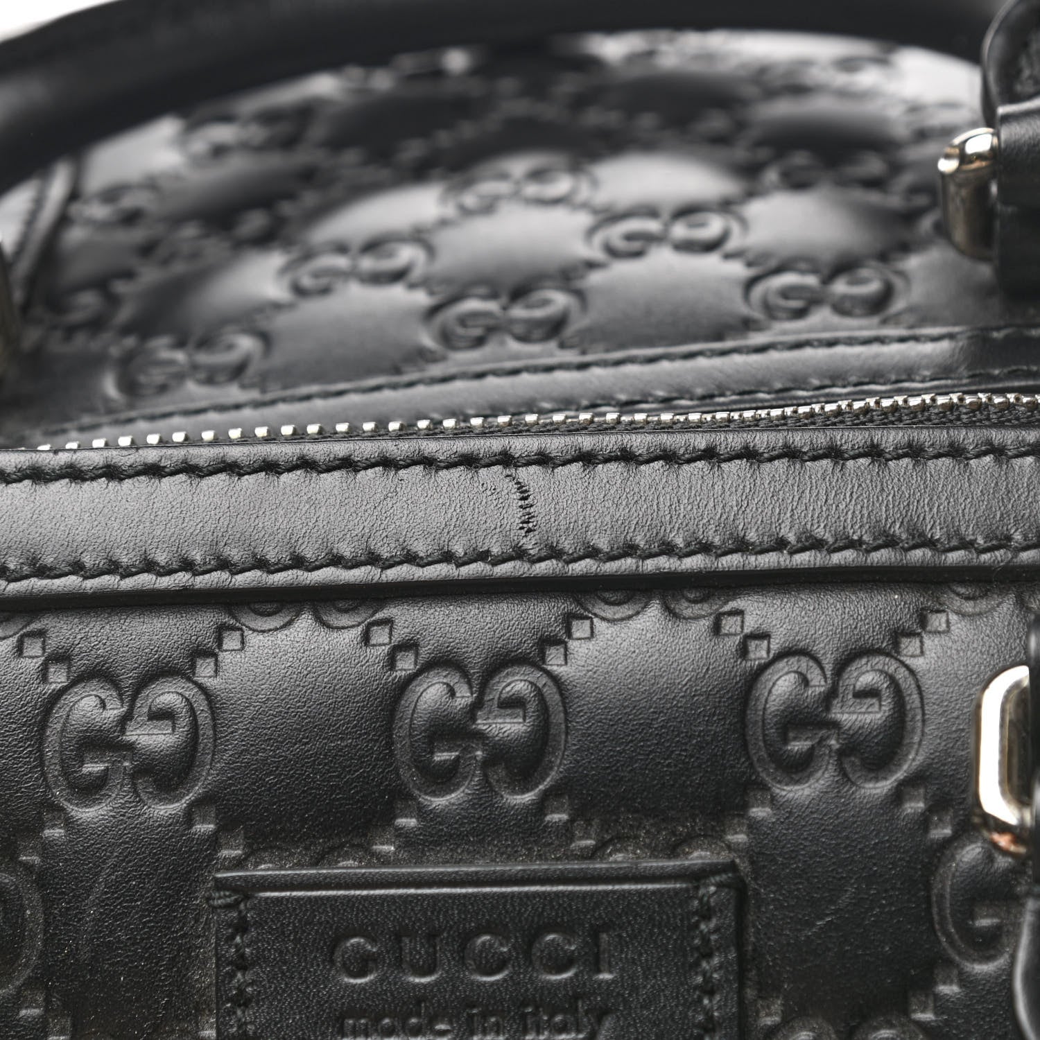 Gucci Guccissima Signature Large Duffle Black 17 of 17