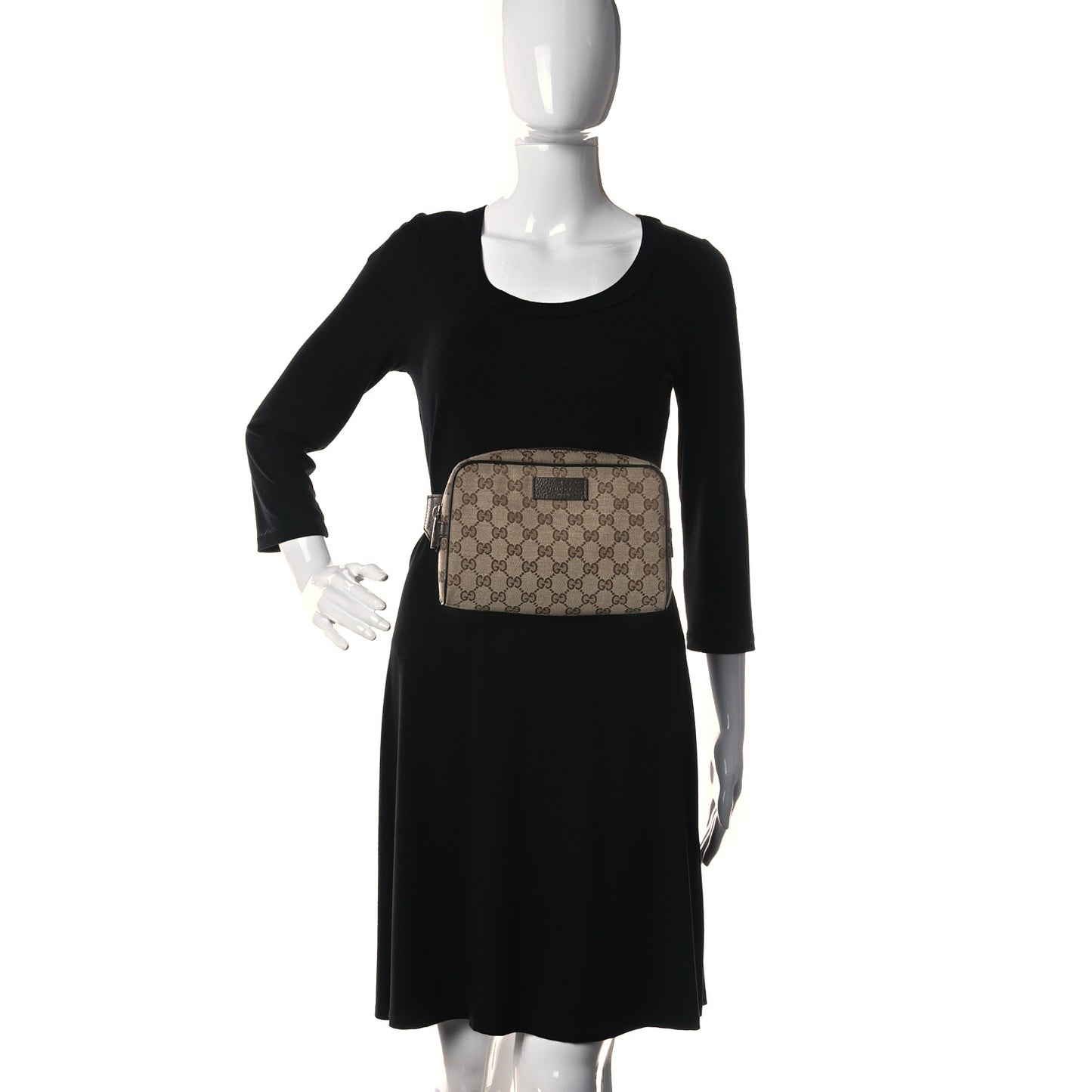 Monogram Belt Bag Dark Brown