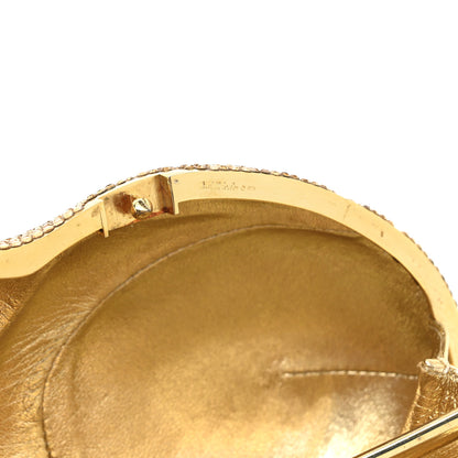 Judith Leiber Crystal Rabbit Minaudiere Case Gold Silver 31 of 31