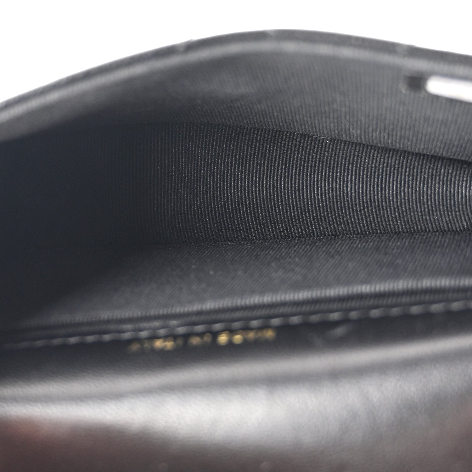 Chanel Lambskin Quilted CC Hook Card Holder Black 5 of 8