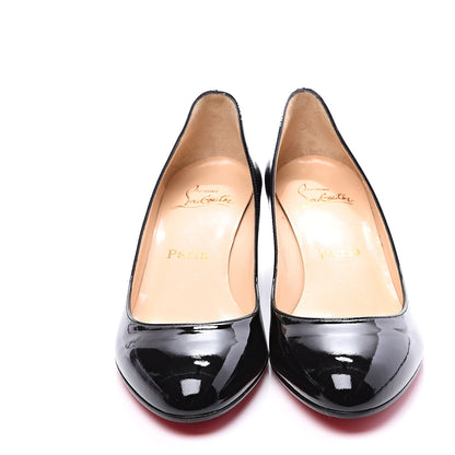 Christian Louboutin Patent Miminette 45 Wedge 38.5 Black 3 of 9