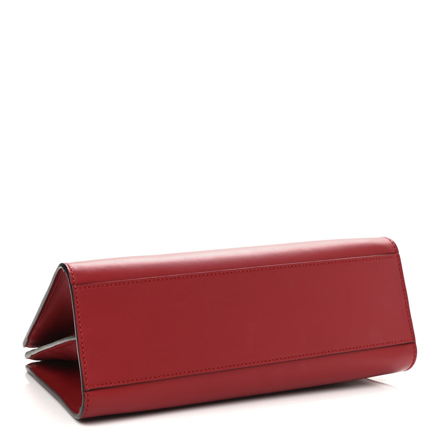 Nappa Bamboo Web Small Nymphaea Top Handle Bag Hibiscus Red